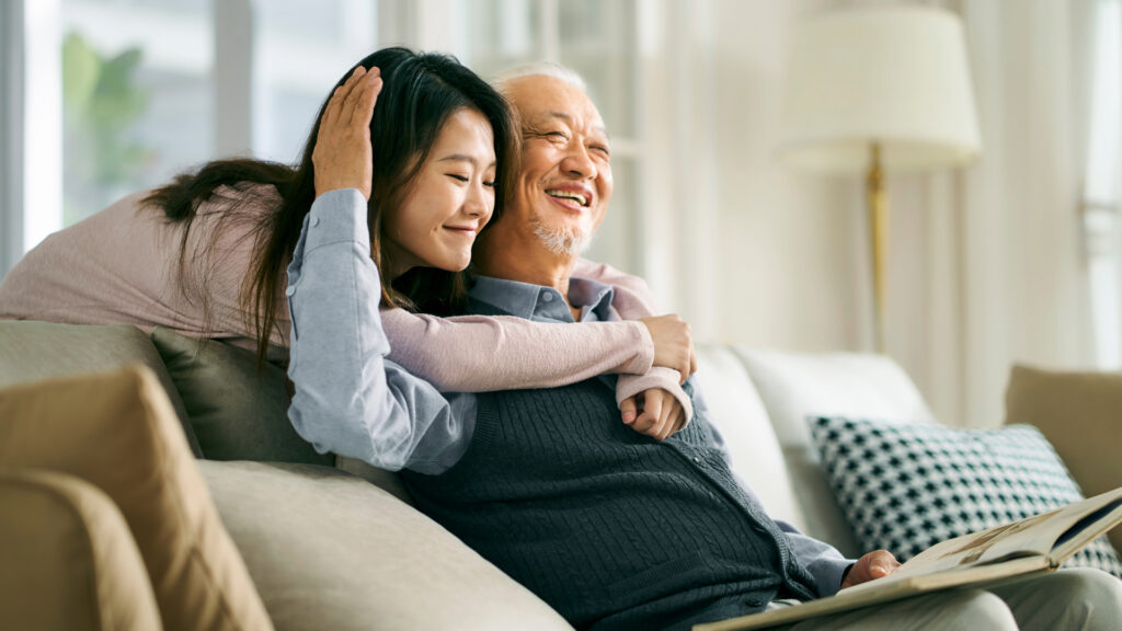 NYC family reviewing estate planning documents together